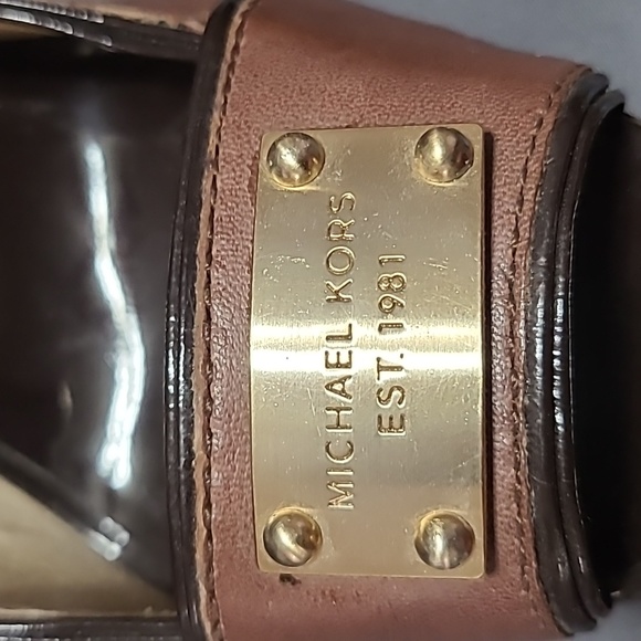 Michael Kors brown peep toe pump - Picture 6 of 7